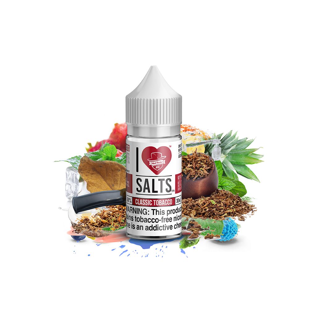Classic Tobacco Salt by Mad Hatter EJuice 30mL Bottle