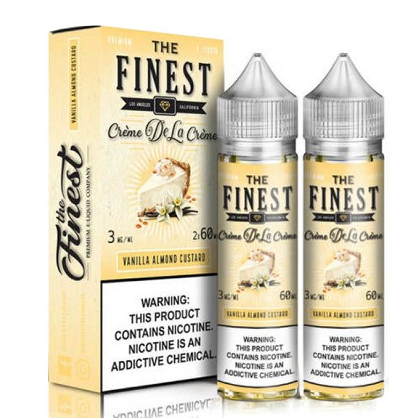 Vanilla Almond Custard by Finest Creme De La Creme 120mL (Freebase)   with Packaging