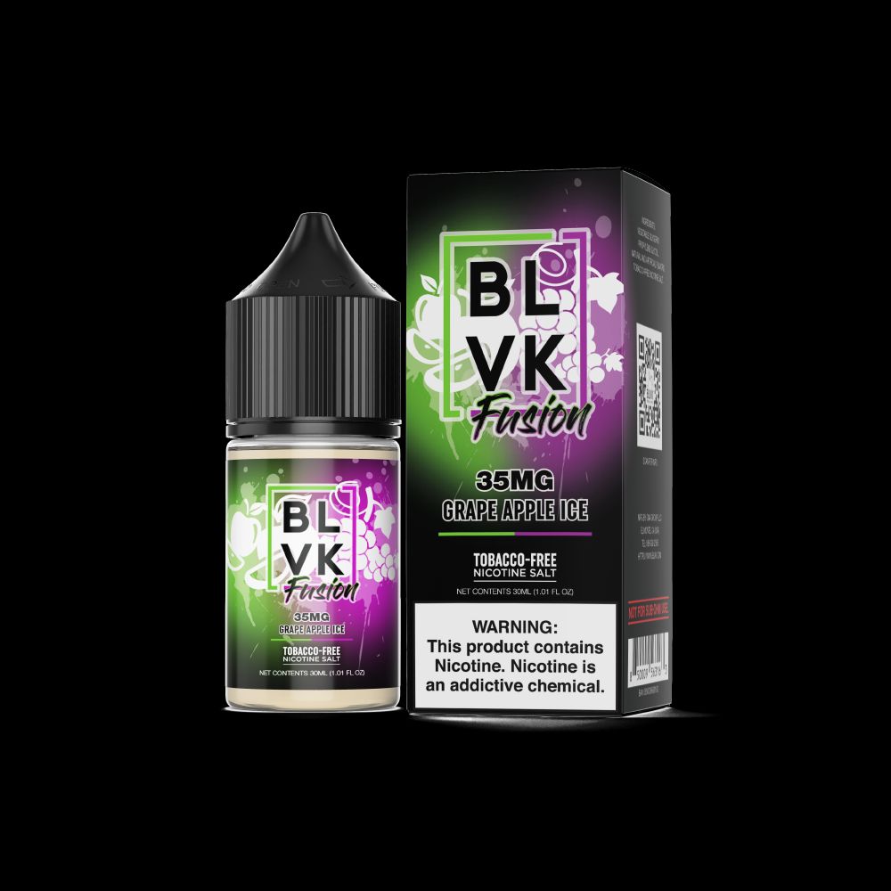 Grape Apple Ice by BLVK Fusion TFN Salt 30mL with Packaging