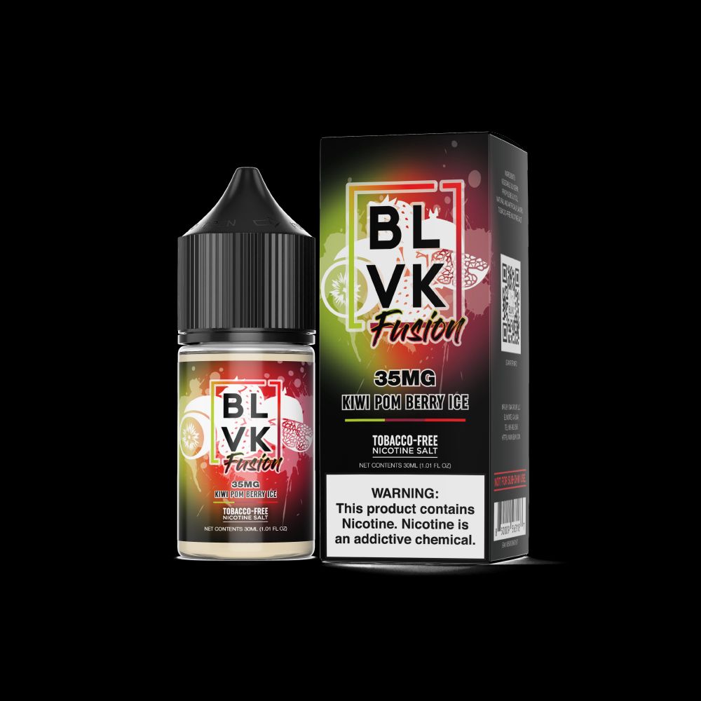 Kiwi Pom Berry Ice by BLVK Fusion TFN Salt 30mL with Packaging