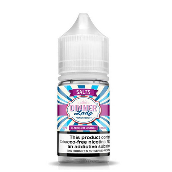 Dinner Lady SALTS E-Liquid - Blackberry Crumble, 30mL