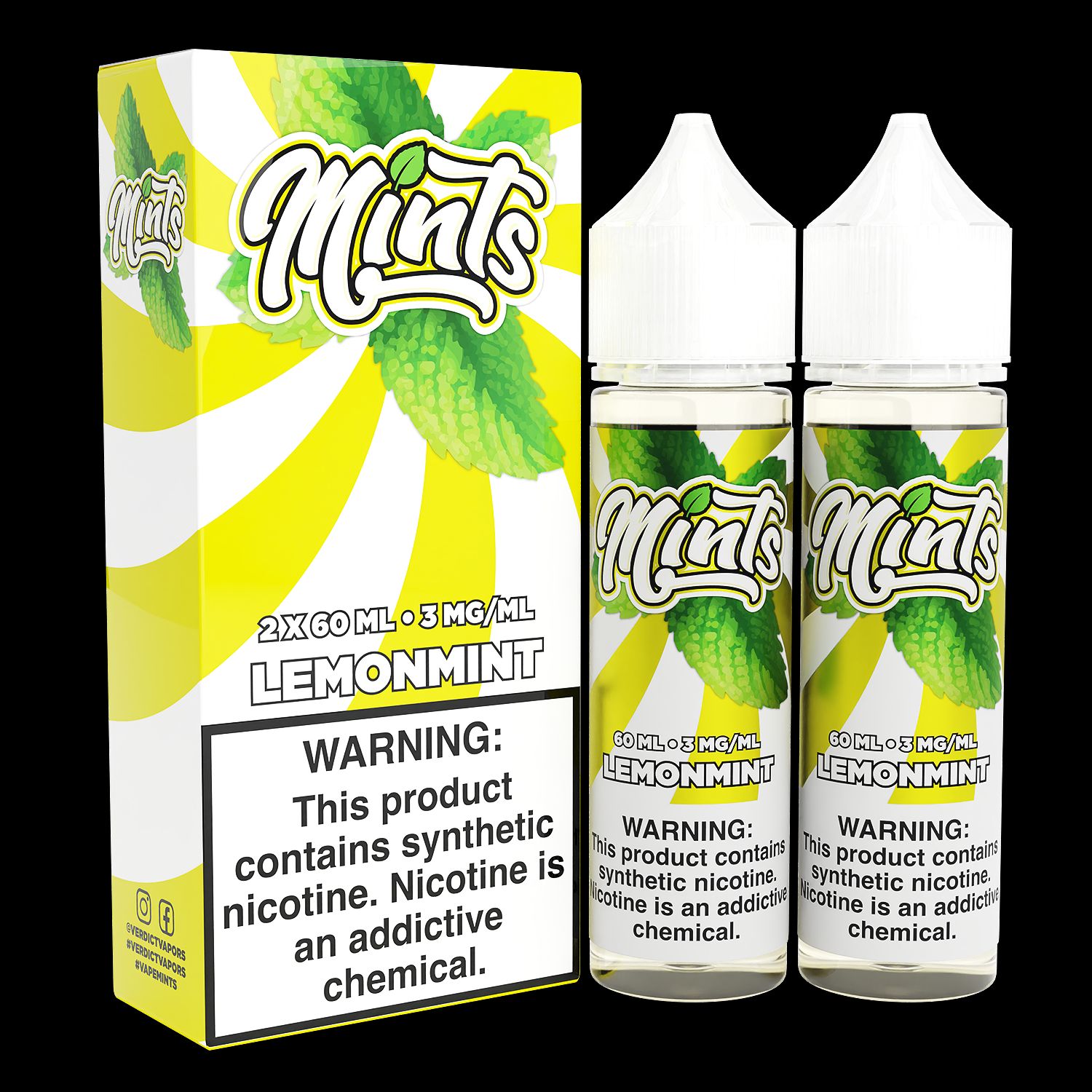 Lemonmint by Mints Series 2x60mL with Packaging