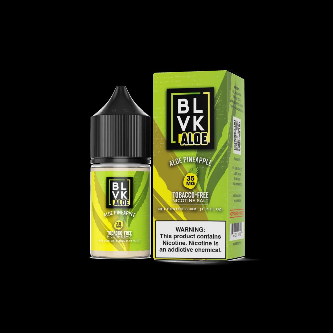 Aloe Pineapple by BLVK ALOE TF-Nic Salt Series 30mL With Packaging