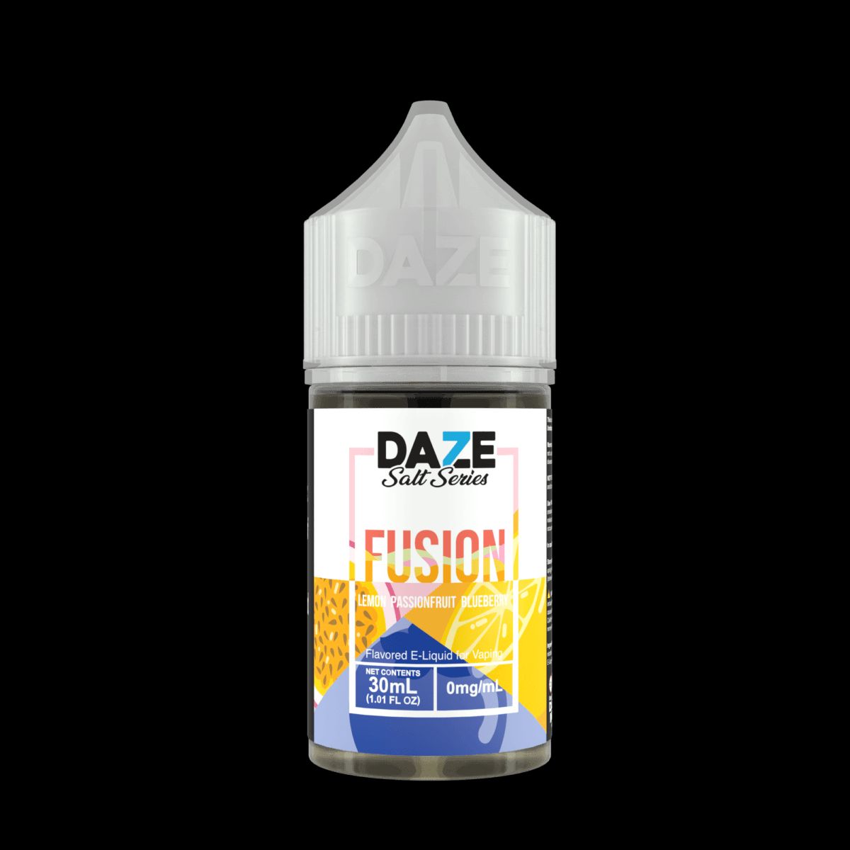 Lemon Passionfruit Blueberry 7Daze Fusion Salts 30mL 30mg bottle