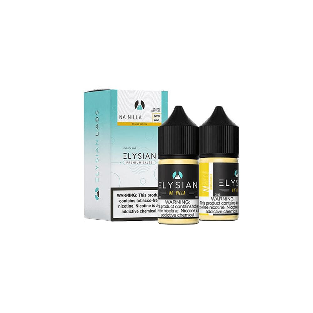 Elysian Nillas Salts Series | 60mL | 12mg | Na'Nilla with packaging