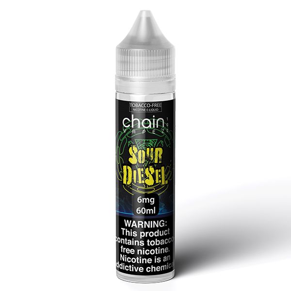 Chain Vapez Series E-Liquid | x2-60mL (120mL) | 6mg | Sour Diesel bottle