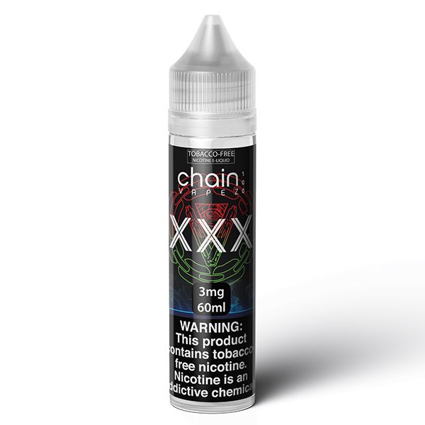 Chain Vapez Series E-Liquid | x2-60mL (120mL) | 3mg | XXX Bottle