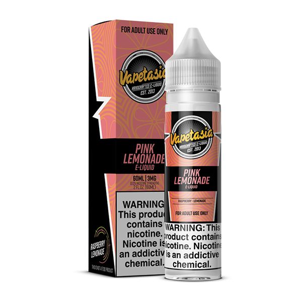 Vapetasia E-Liquid | 60mL | 3mg | Pink Lemonade with packaging