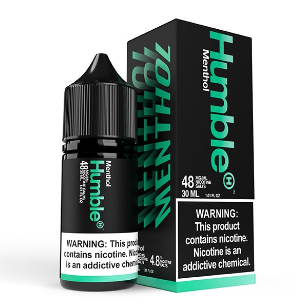 Humble Salt Series E-Liquid | 48mg | 30mL | Salt Nic | Menthol with packaging