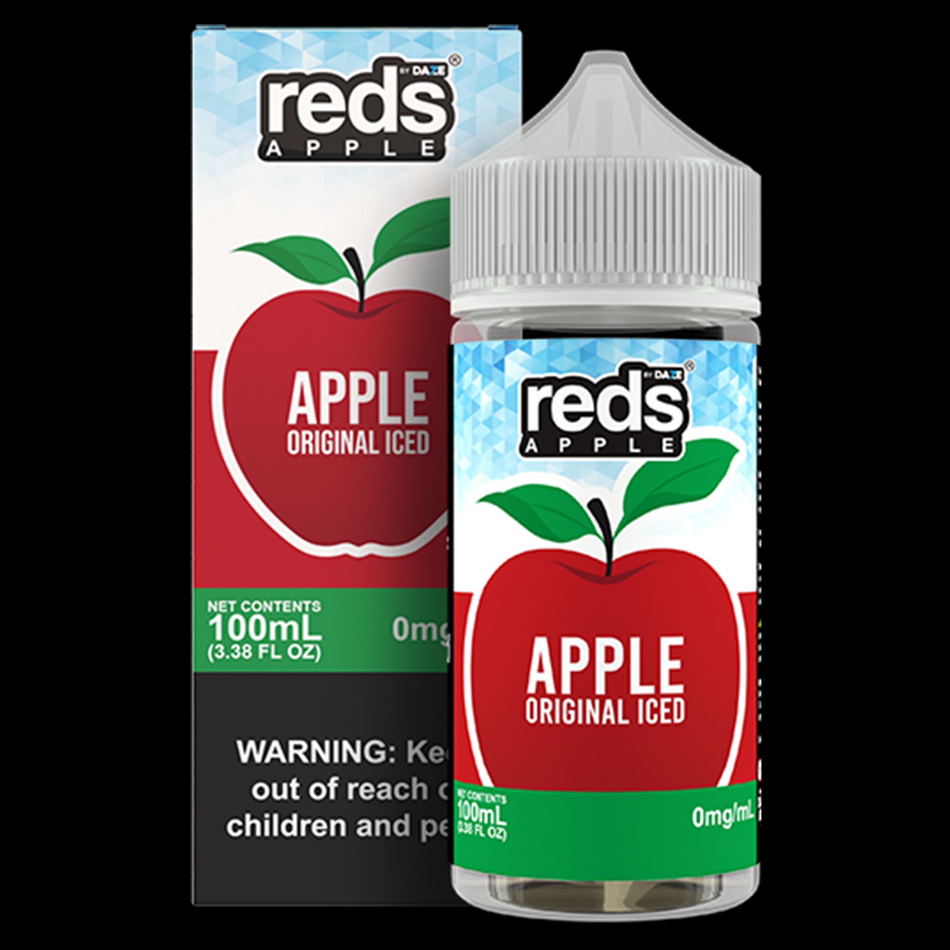 Apple Ice by 7Daze Reds 100mL with packaging