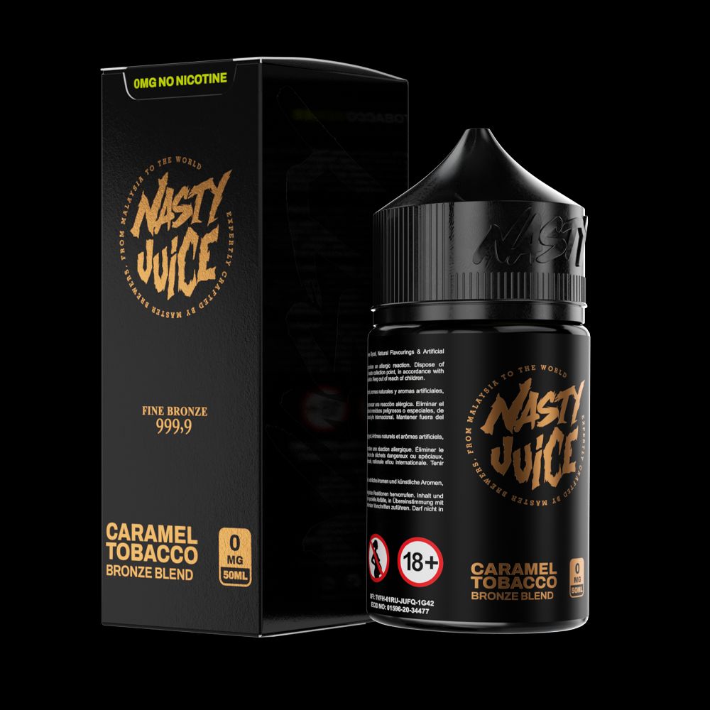 Bronze Blend by Nasty Juice E-Liquid 60mL (Freebase) with packaging
