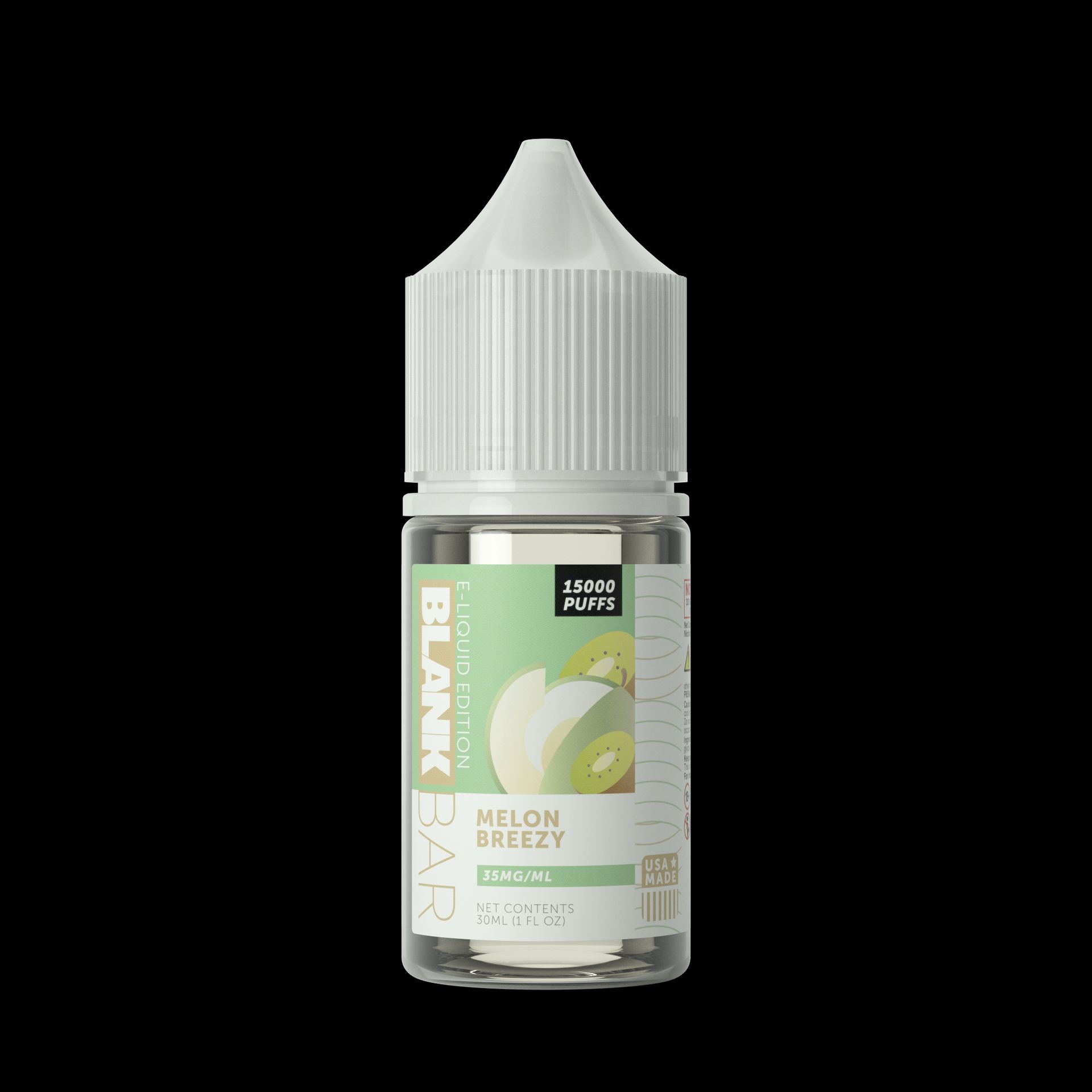 Blank Bar 15000 Puff Salt-Melon Breezy, 30mL bottle