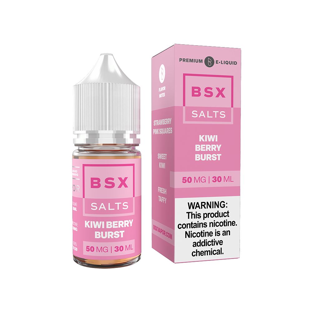 Glas BSX TFN Salts-Kiwi Berry Burst, 30mL with packaging