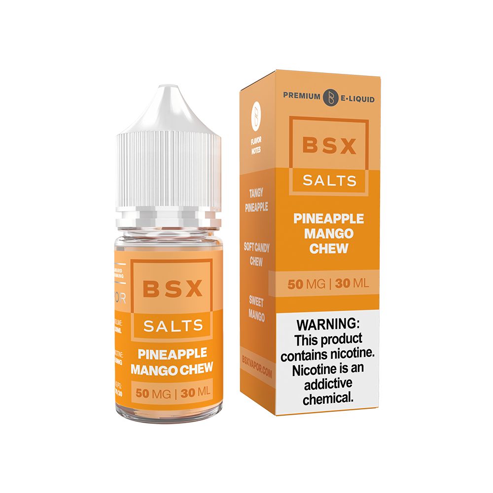 Glas BSX TFN  Salts-Pineapple Mango Chew, 30mL with packaging
