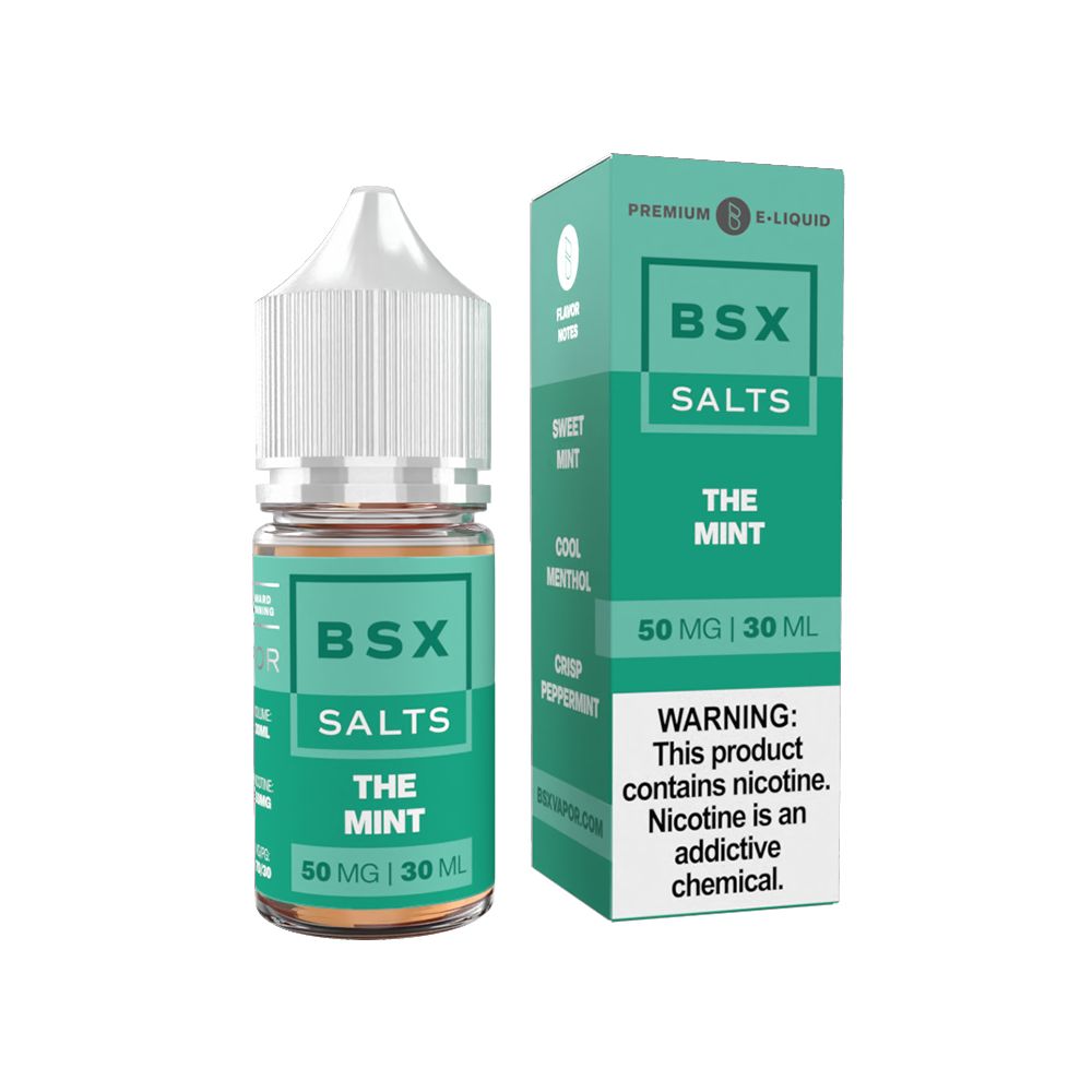 Glas BSX TFN Salts -The Mint, 30mL with packaging