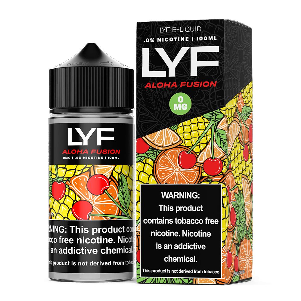 Aloha Fusion by Lyf  100mL  with packaging