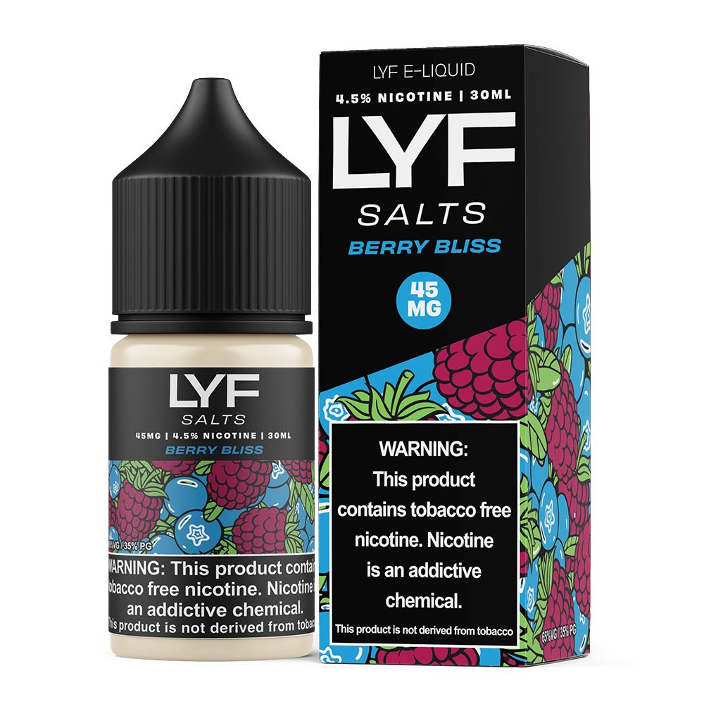 Berry Bliss by Lyf Salts 30mL with packaging