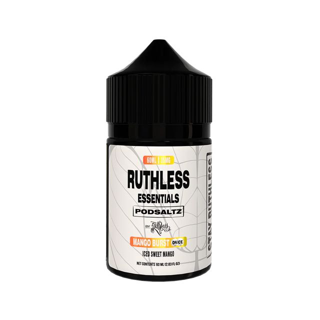 Ruthless SALTS E-liquid - Mango Burst On Ice, 60mL