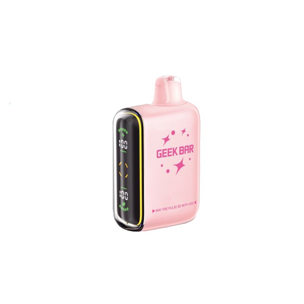 Geek Bar Pulse ZERO Nicotine Disposable | 15000 Puff | 16mL | 0mg | Strawberry B-Pop