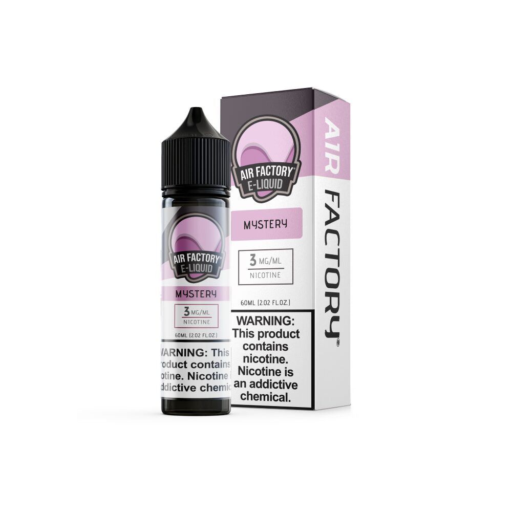 Mystery Air Factory 60mL 3mg bottle with packaging