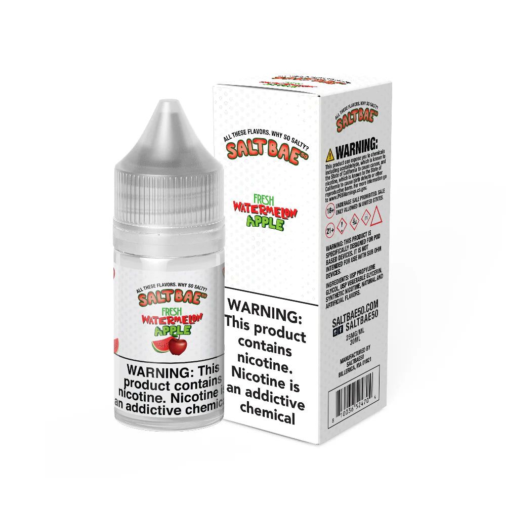 Salt Bae 50 Fresh Watermelon Apple Salt, 30mLwith Packaging
