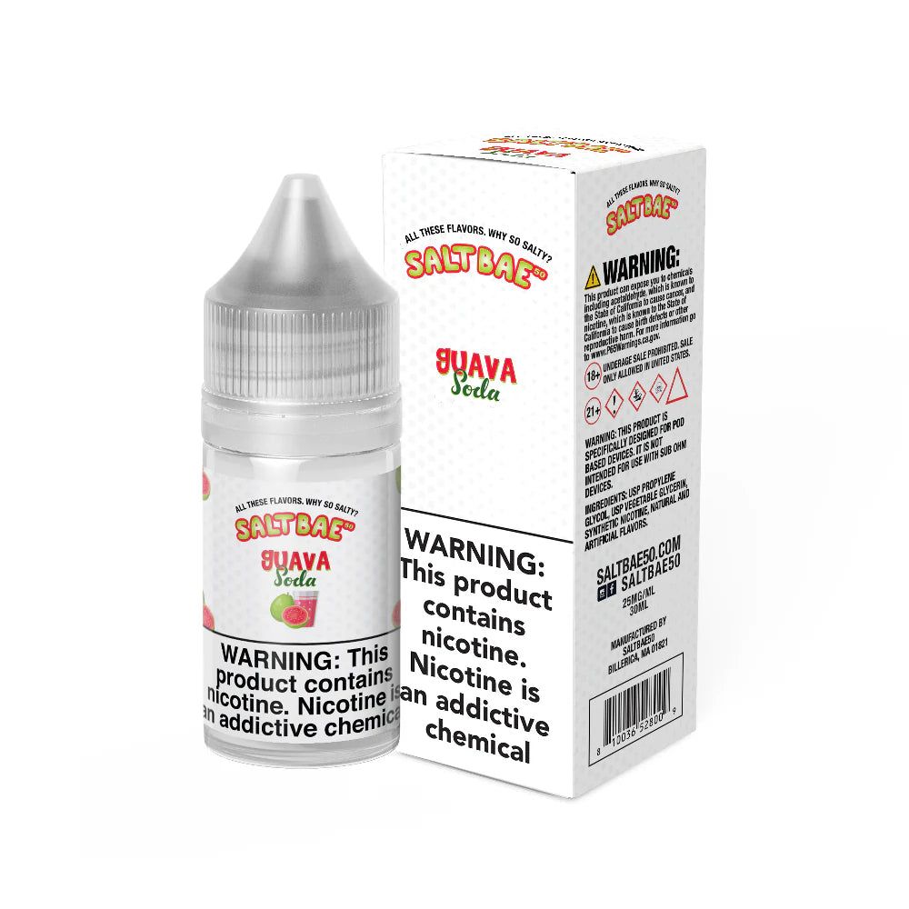 Salt Bae 50 Guava Soda Salt, 30mL with Packaging