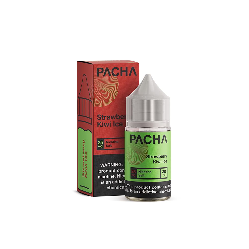 Pachamama TFN Strawberry Kiwi Ice, 30mL Salt with Packaging