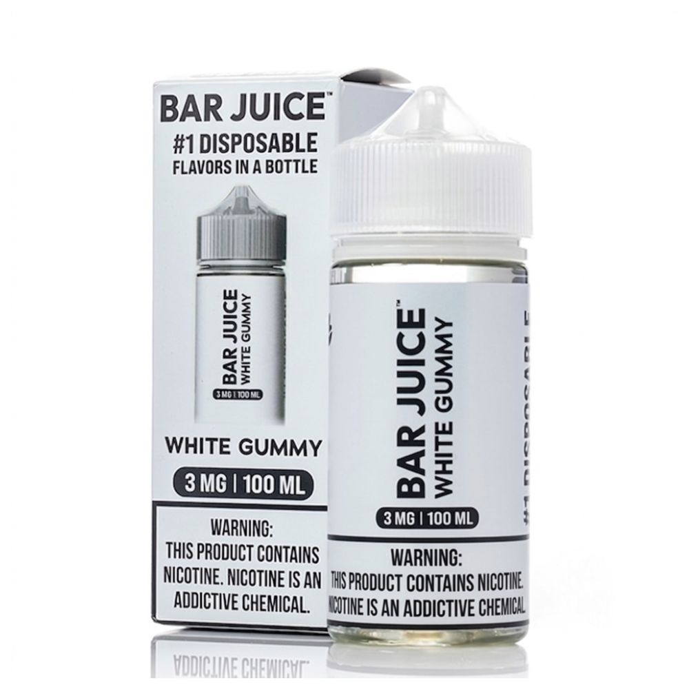 Bar Juice (LIQ FB)(100mL) BJ30000 White Gummy with Packaging
