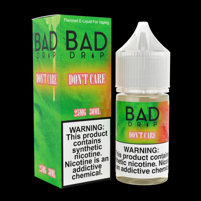 Bad Drip E Liquid with Packaging