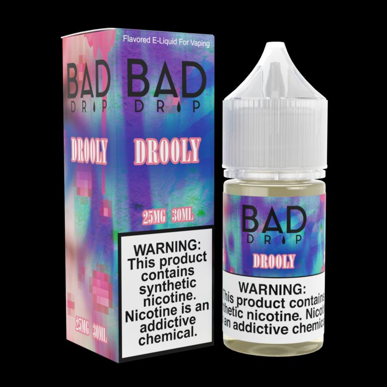 BAD DRIP 'DROOLY' e-liquid with Packaging