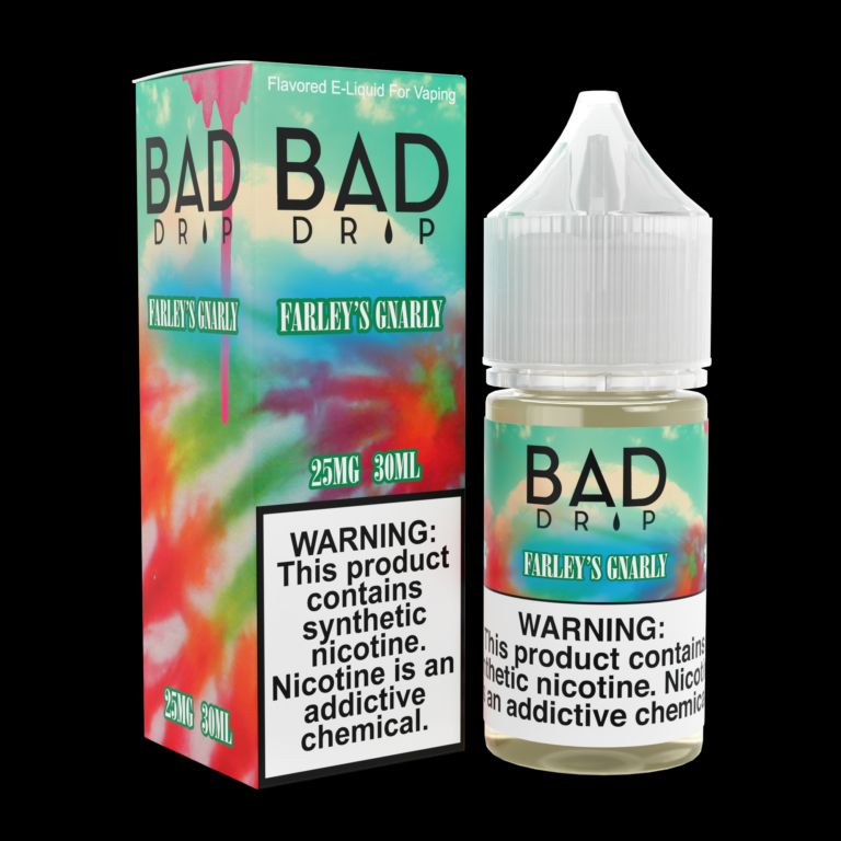 Bad Drip 'Farley's Gnarly' e-liquid With Packaging