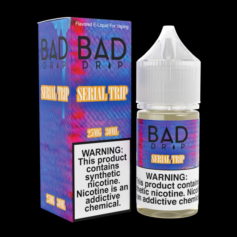 Bad Drip Serial Trip e-liquid with Packaging
