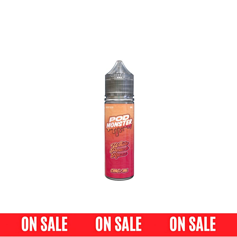 Pod Monster - White Peach Razz Pod Monster E-Juice, 60mL