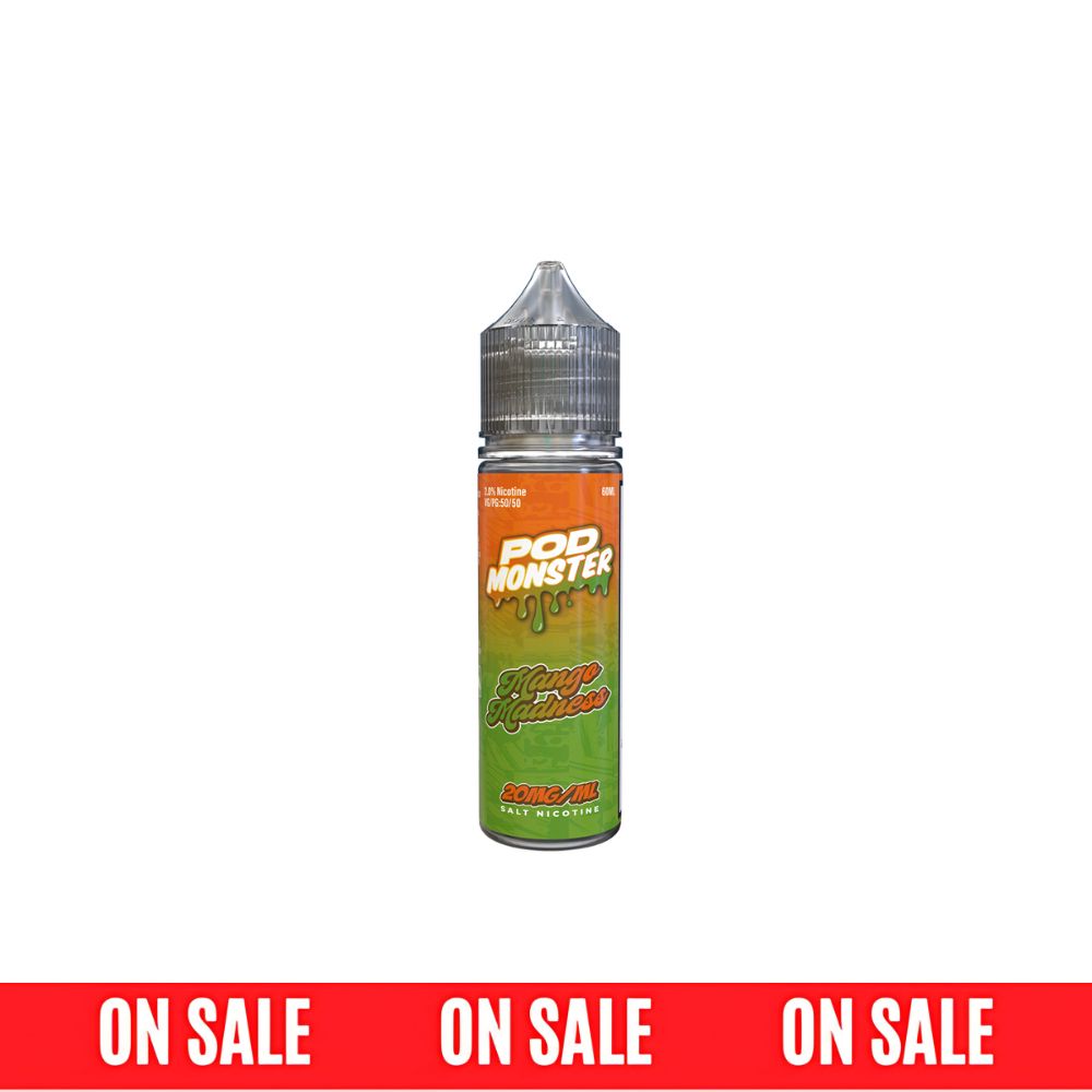 Pod Monster Series E-Liquid-Mango Madness, 60mL