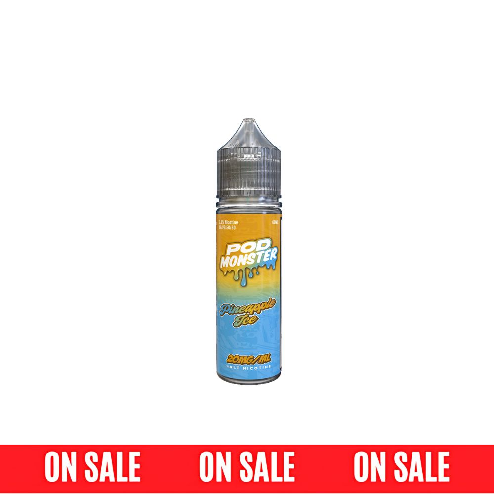Pod Monster Series E-Liquid-Pineapple Ice, 60mL