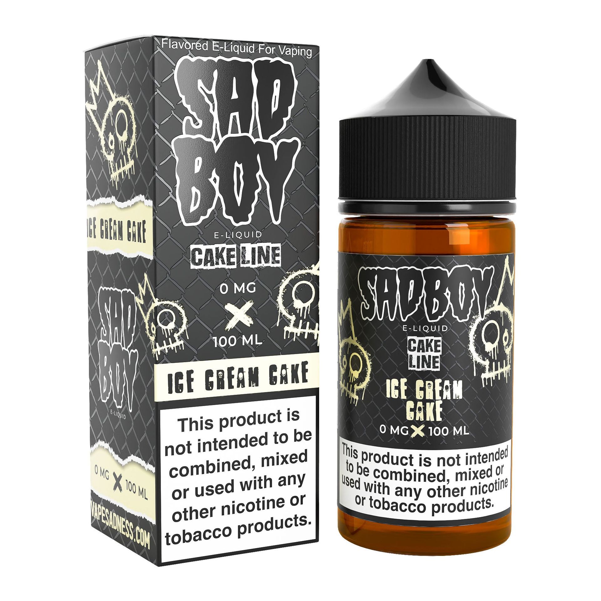 Sadboy Ice Ceam Cake, 100ml with Packaging