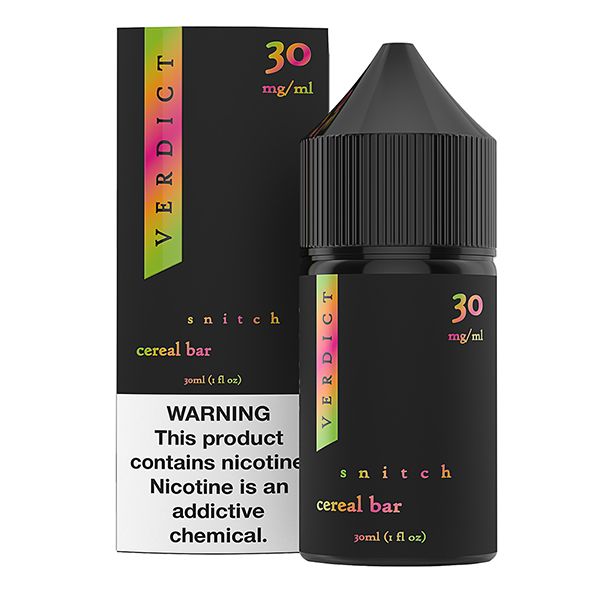 Verdict | Revamped Salt Series | 30mL Snitch with packaging