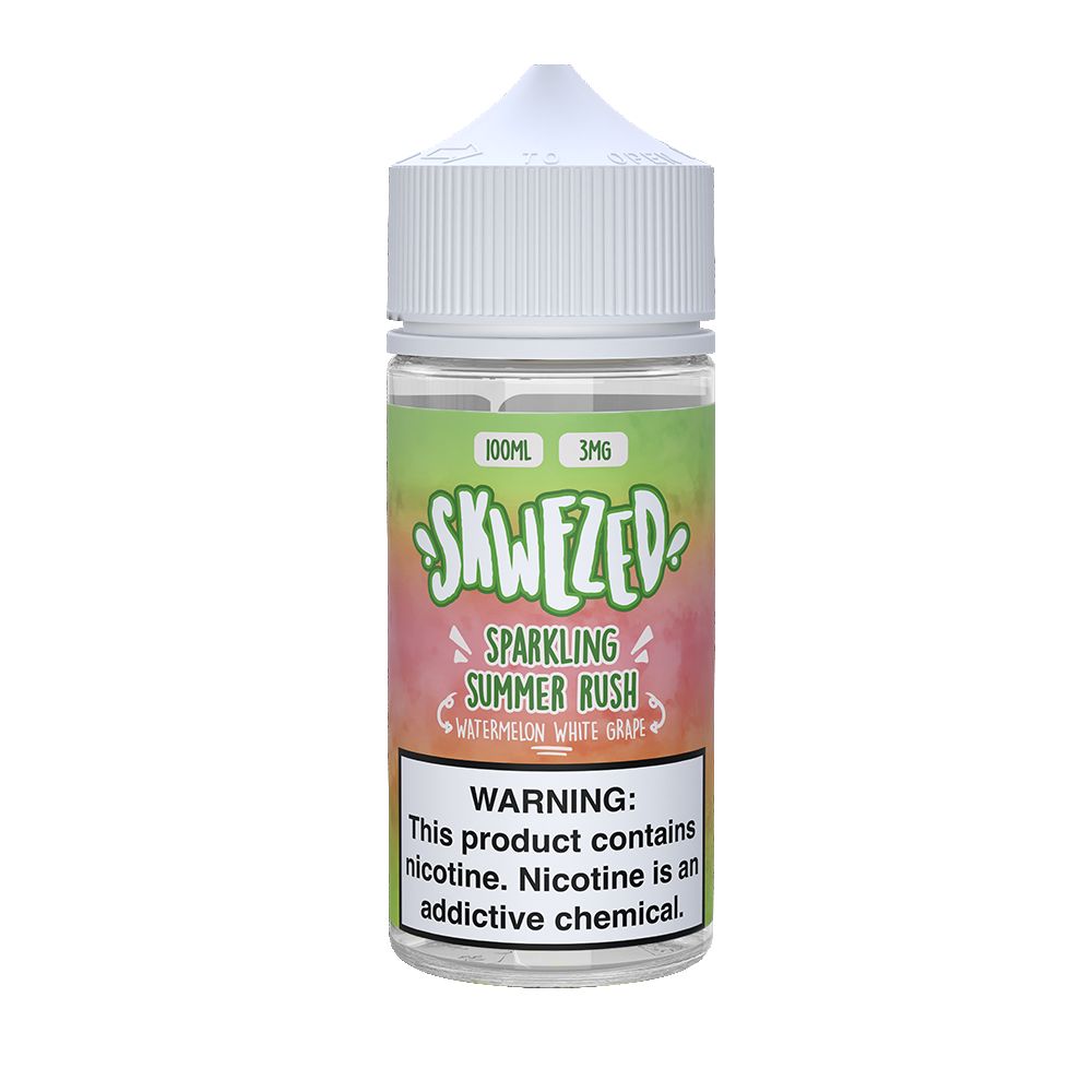 Skwezed Series E-Liquid | 100mL | 3mg | (Freebase) | Sparkling Summer Rush (Watermelon White Grape)