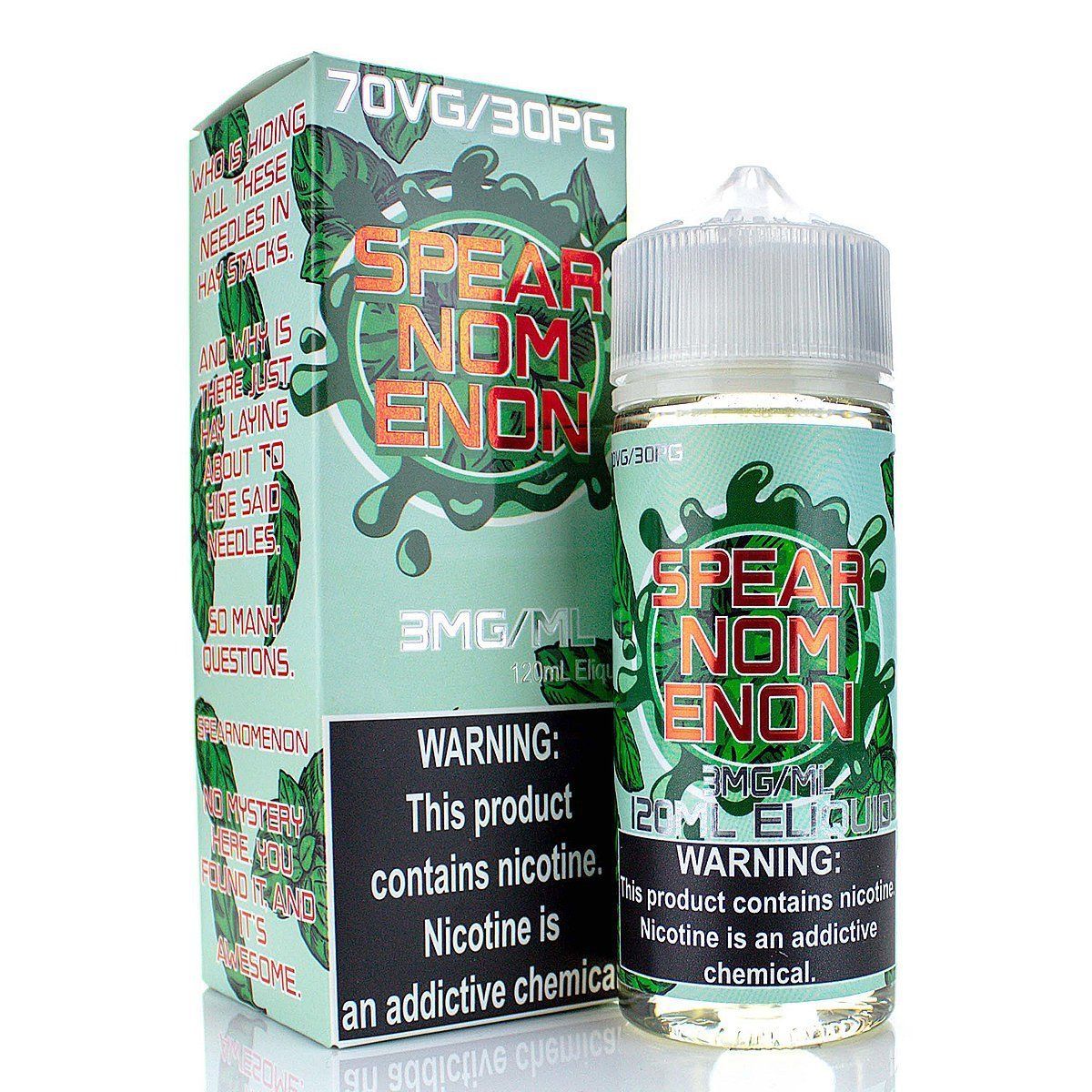 Spearnonmenon by Nomenon 120mL (Freebase) with Packaging
