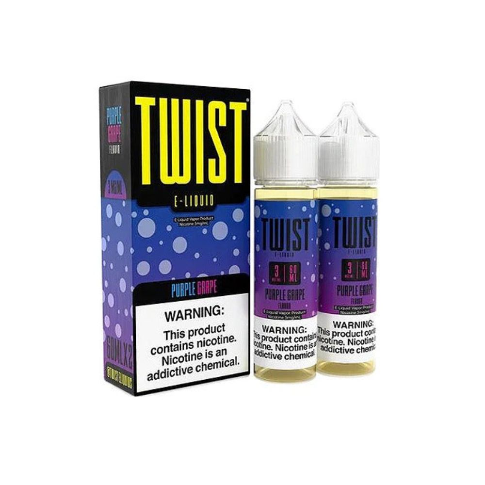Twist E-Liquids-Purple Grape, 120mL • (60mL 2-Pack)
