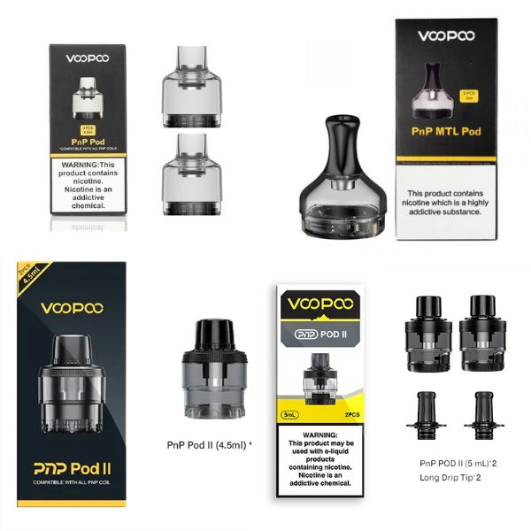 VooPoo PnP Pods (2-Pack) (For Drag X/Drag S/PnP Pod Tank)