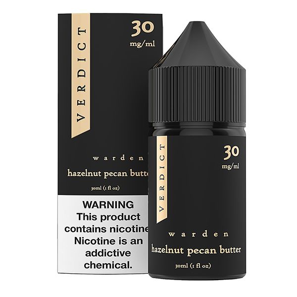 Warden - Hazelnut Pecan Butter | Verdict | Revamped Salt Series | 30mL with packaging