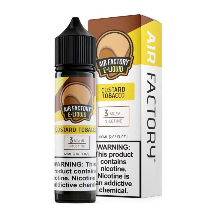 Custard Tobacco by Air Factory Series E-Liquid 60mL With Packaging
