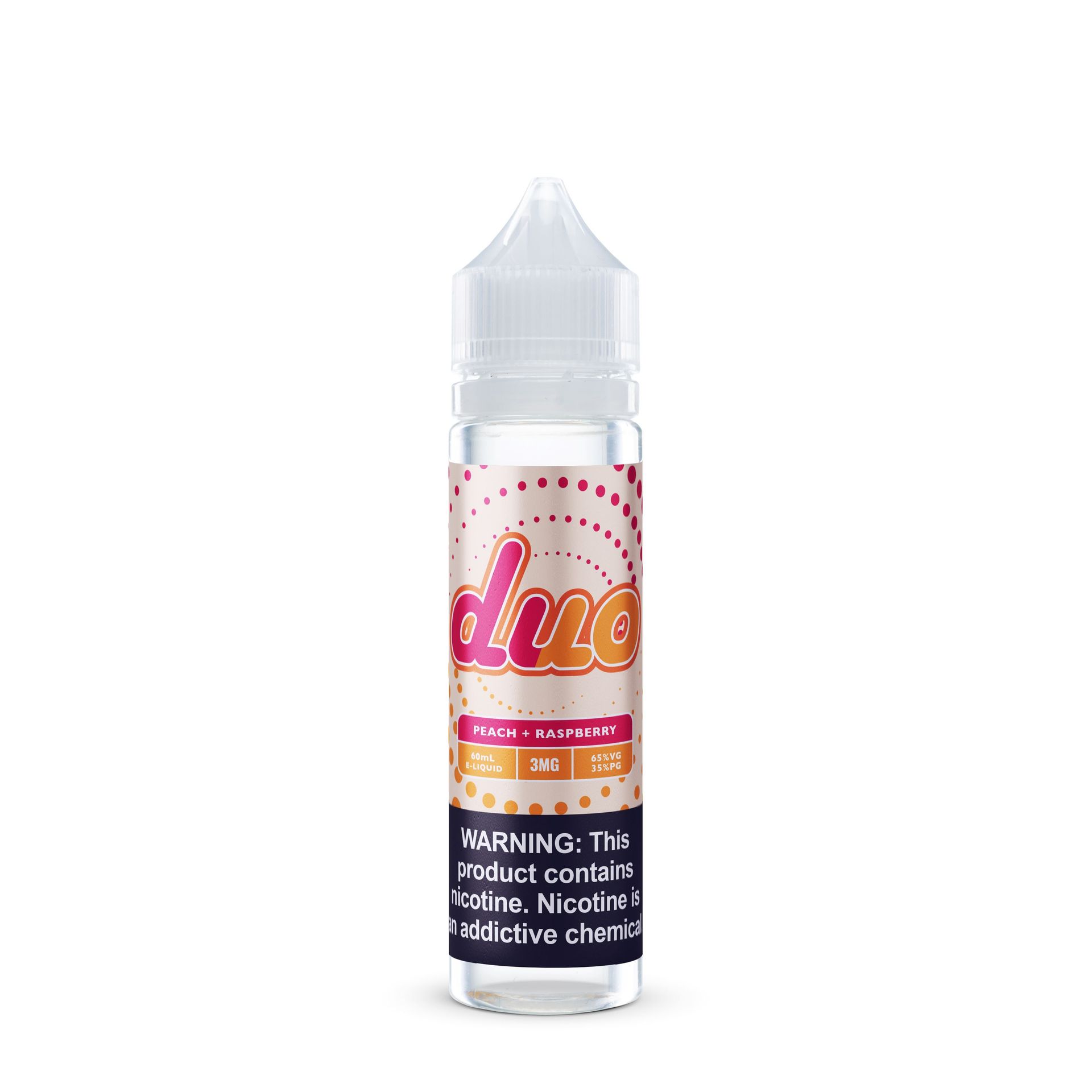 Peach Raspberry by Burst Duo 60mL (Freebase) Bottle