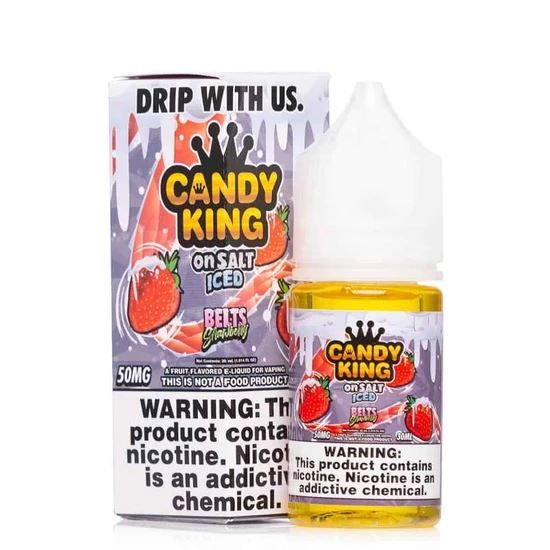 DripMore SALTS E-Liquid - Belts ICED, 30ml with Packaging