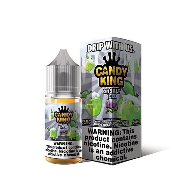 Drip More SALTS E-Liquid - Hard Apple ICED, 30ml with Packaging