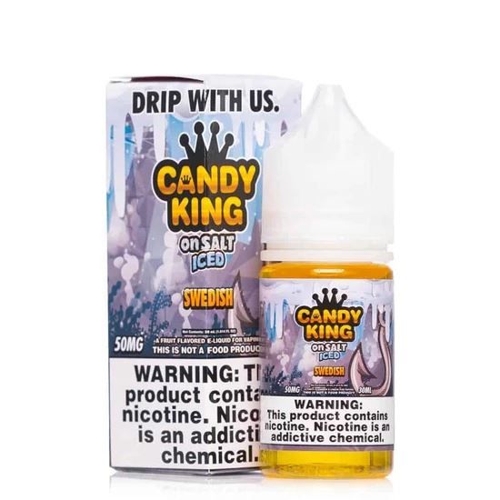 DripMore SALTS E-Liquid - Swedish ICED, 30ml with Packaging