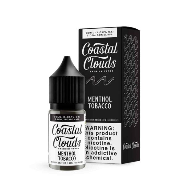 Coastal Clouds Salts - Menthol Tobacco , 30mL with packaging
