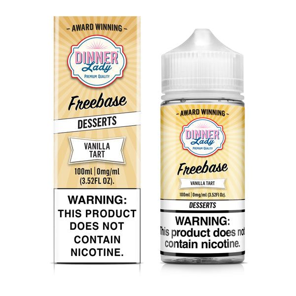 Dinner Lady | Vanilla Tart E-Juice 100mL | OMg with packaging
