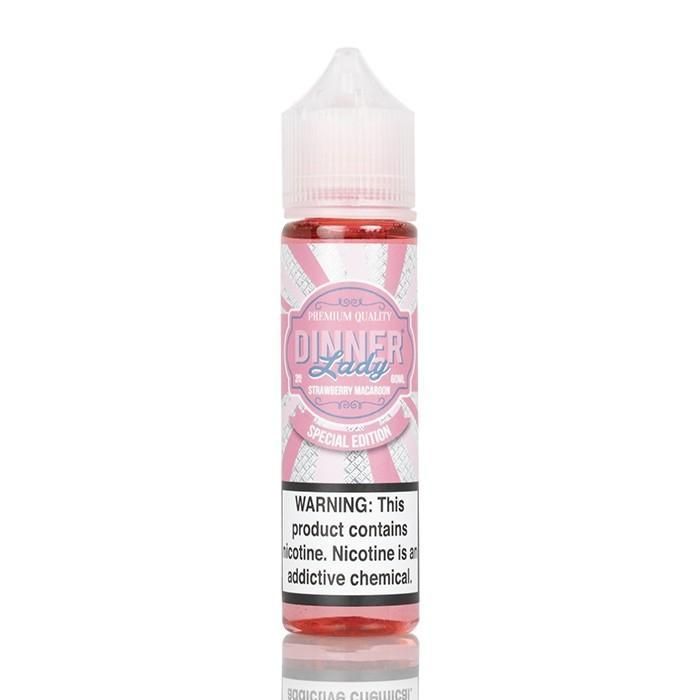 Strawberry Macaroon by Dinner Lady TFN Series 60mL Bottle